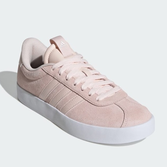 Adidas VL Court 2.0 Pink Women’s Shoes Size 7.5 - Picture 1 of 10